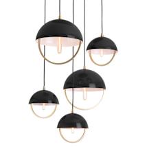 Lacquer Burnish Brass / Piano Black Metal