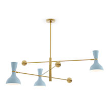 Modern Brass / Baby Blue