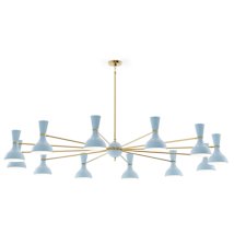 Modern Brass / Baby Blue