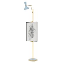 Modern Brass / Baby Blue