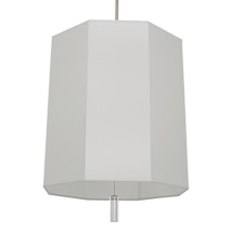 Polished Nickel / Lucite Crystal