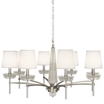 Polished Nickel / Lucite Crystal