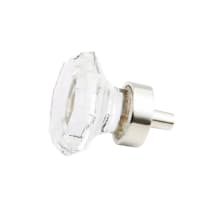 Polished Nickel with Clear Crystal