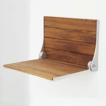 Teak Wood / Silver