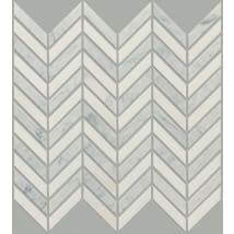 Bianco Carrara / Thassos Chevron