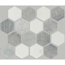 Bianco Carrara / Blue Grigio / Thassos White