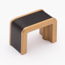 Matte Black / Satin Brass