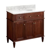 Antique Brown / Carrara Marble
