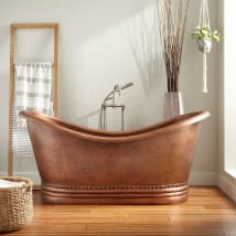 Antique Copper Patina / Black Drain