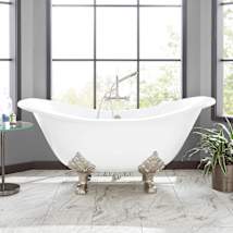 White / Brushed Nickel