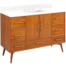 Teak / Feathered White