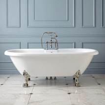 White / Oil Rubbed Bronze Feet