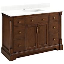 Antique Coffee / Feathered White