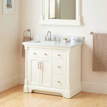 Antique White / Carrara Marble