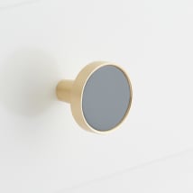 Foggy Haze / Satin Brass