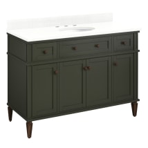 Dark Olive Green / Feathered White