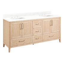 Natural Bamboo / Feathered White