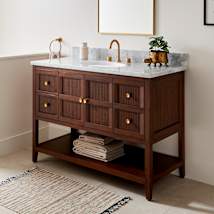 Winterland Walnut / Carrara Marble