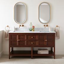 Winterland Walnut / Carrara Marble