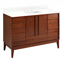 Washed Walnut / Feathered White