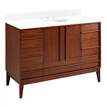 Washed Walnut / Feathered White