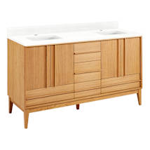 Natural Teak / Feathered White