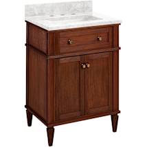 Antique Brown / Carrara Marble