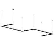 Satin Black / Etched Glass