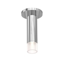 Polished Chrome / Etched Glass