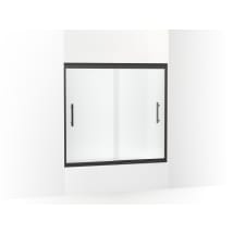 Matte Black Frame Finish with Frost Clear Glass