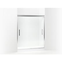 Silver with Smooth/Clear Glass Texture