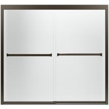 Anodized Deep Bronze with Frosted Glass Pattern