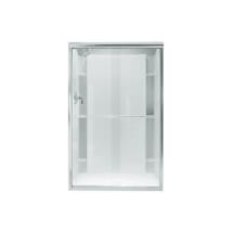 Silver with Smooth Clear Glass Pattern