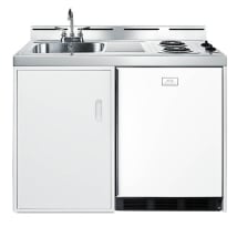 Stainless Steel / White