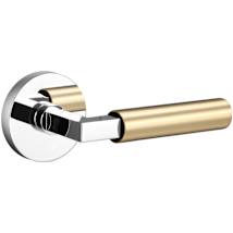 Polished Chrome / Satin Brass