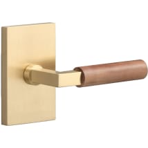 Satin Brass / Walnut