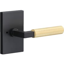 Flat Black / Satin Brass