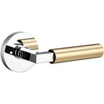 Polished Chrome / Satin Brass