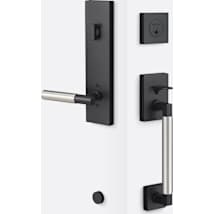 Flat Black / Satin Nickel