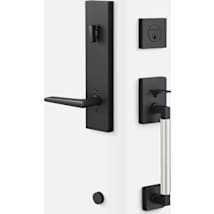 Flat Black / Satin Nickel