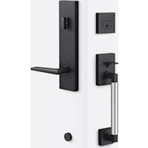 Flat Black / Satin Nickel