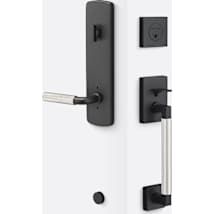 Flat Black / Satin Nickel