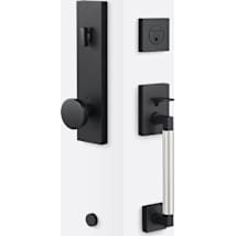 Flat Black / Satin Nickel