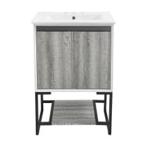 Gray Oak / White