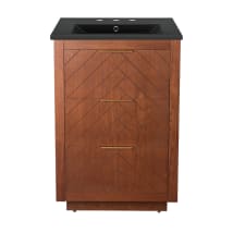 Brown Oak / Matte Black