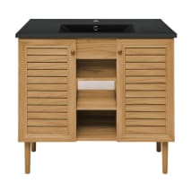 Golden Oak / Matte Black