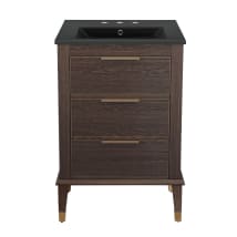 Brown Oak / Matte Black