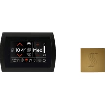 Black / Antique Brass