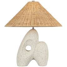 Patina Brass / Ceramic Rustic Bone