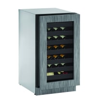 U-Line 3036WCWCS00 36 Built-in Wine Storage with 62 Bottle Capacity, Dual  Zone Convection Cooling System, LED Theater Lighting, Vinyl Coated Wine
